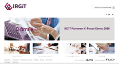 Desktop Screenshot of irgit.pl