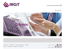 Tablet Screenshot of irgit.pl